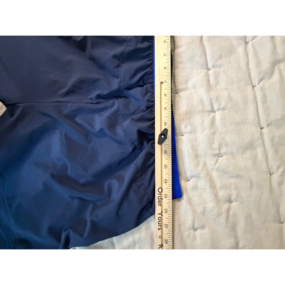 Nike Dri-Fit Running Pants Men L Navy Blue Athleisure Sports Gorpcore Stretch‎ - Picture 10 of 13
